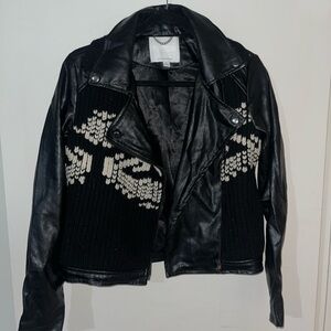 Anthropologie Ett:TWA faux leather jacket